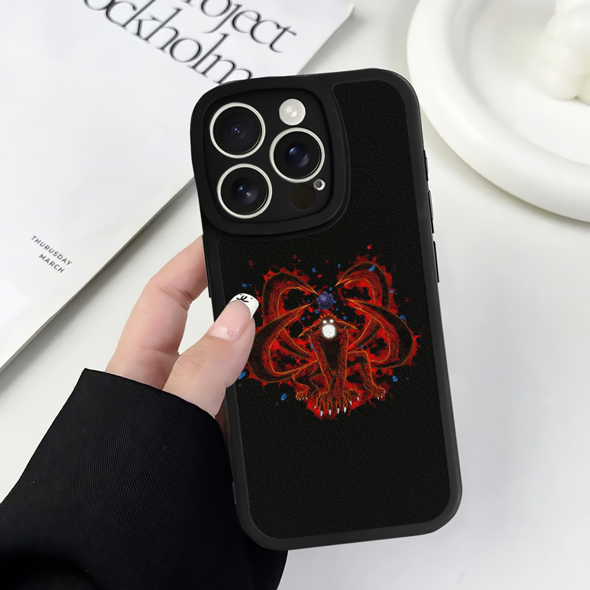 （画像用） NARUTO -ナルト- うずまき ナルト Uzumaki Naruto 【iPhone 16シリーズ対応】シリコンスマホケース（レザー調） 材質：シリコン